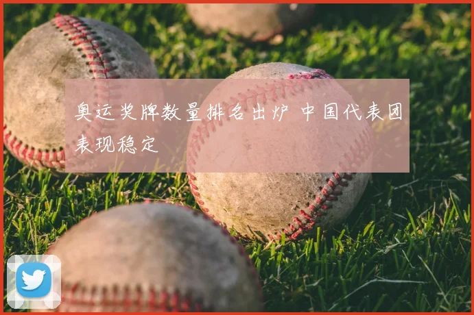 奥运奖牌数量排名出炉 中国代表团表现稳定
